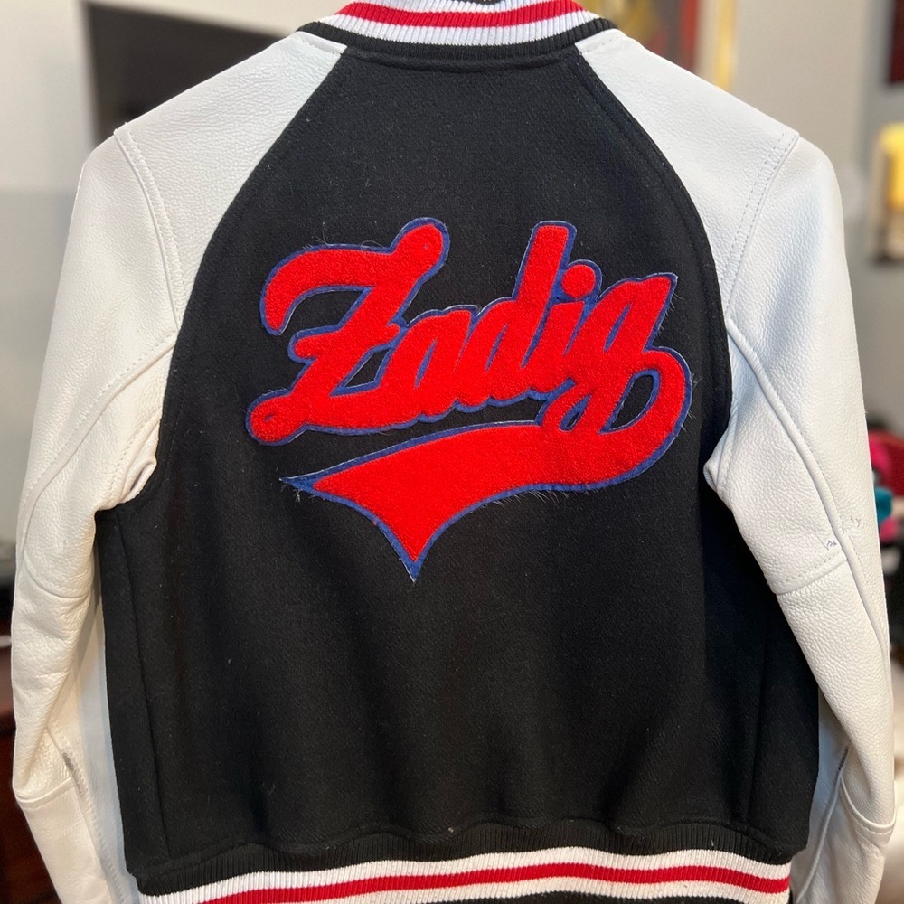 Zadig and Voltaire Birdie Letterman varsity jacket XS